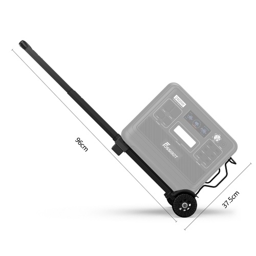 FOSSiBOT F2400 Foldable Cart Hand Truck 3 Level Adjustable Handle with 2 Dual Ball Bearing Wheels for Portable Power Station Moving
FOSSiBOT F2400 Foldable Cart Hand Truck 3 Level Adjustable Handle with 2 Dual Ball Bearing Wheels for Portable Power Station Moving