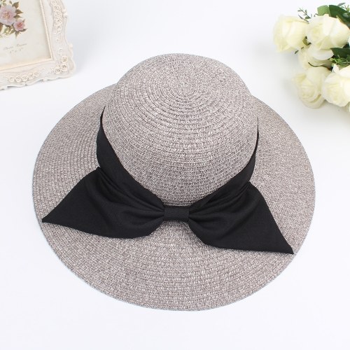 Fashion Women Sun Hat Big Bow Wide Brim Foldable Straw Hat Summer Beach Sun Protection Hat Cap
Fashion Women Sun Hat Big Bow Wide Brim Foldable Straw Hat Summer Beach Sun Protection Hat Cap