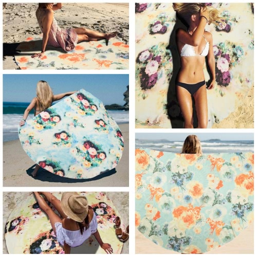 Fashion Women Cover Ups Cloak Bohemian Floral Print Round Mat Bikini Shawl Swimwear Bathing Suit
Fashion Women Cover Ups Cloak Bohemian Floral Print Round Mat Bikini Shawl Swimwear Bathing Suit