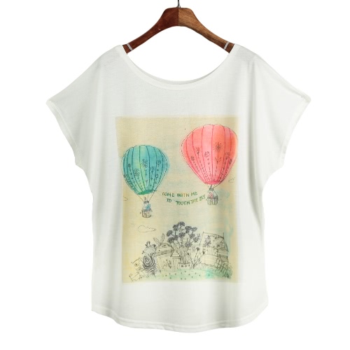 New Women T-shirt Special Print O-Neck Short Batwing Sleeves Pullover Loose Casual Plus Size Blouse Top
New Women T-shirt Special Print O-Neck Short Batwing Sleeves Pullover Loose Casual Plus Size Blouse Top