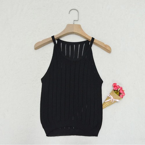 Женщины Slim Трикотажные Camisole Топ выдалбливают танк рукавов основных твердых Stretchy жилет черный / белый
Женщины Slim Трикотажные Camisole Топ выдалбливают танк рукавов основных твердых Stretchy жилет черный / белый