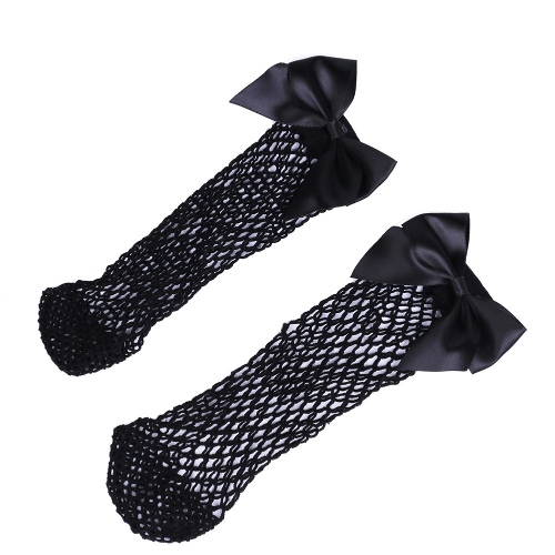 Модные женщины Harajuku Bow Knot Fishnet Socks Breathable Mesh Hollow Out Чистые носки для лодыжки Sokken Black
Модные женщины Harajuku Bow Knot Fishnet Socks Breathable Mesh Hollow Out Чистые носки для лодыжки Sokken Black
