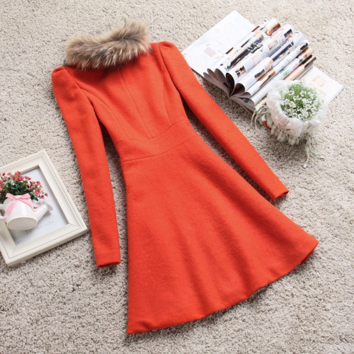New Fashion Women Coat Double Breasted Faux Fur Collar Long Sleeve Elegant Warm Outerwear Orange
New Fashion Women Coat Double Breasted Faux Fur Collar Long Sleeve Elegant Warm Outerwear Orange