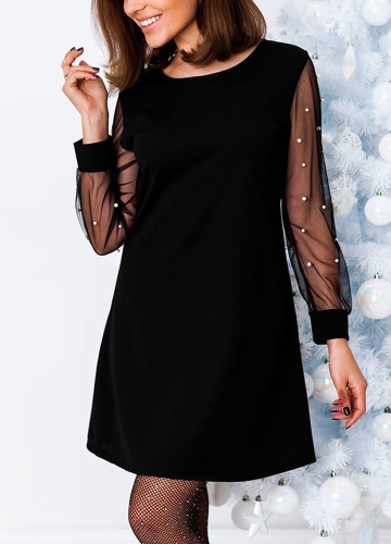 Женское платье Жемчужное бисероплетение Mesh Tunic Boat Neck Элегантное платье
Женское платье Жемчужное бисероплетение Mesh Tunic Boat Neck Элегантное платье