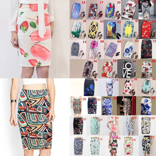 New Women Pencil Skirt Vintage Floral Print High Waist Split Slim Elegant OL Bodycon Midi Skirt
New Women Pencil Skirt Vintage Floral Print High Waist Split Slim Elegant OL Bodycon Midi Skirt