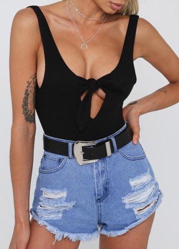 Женщины Sexy Bodysuit Tie-Front Backless Sleeveless Ribbed Bodycon Комбинезон Rompers
Женщины Sexy Bodysuit Tie-Front Backless Sleeveless Ribbed Bodycon Комбинезон Rompers
