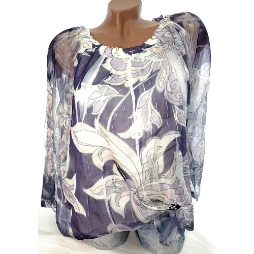 Sexy Women Floral Print Blouse Sexy Women Floral Print Blouse