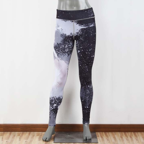 Sexy Women Slim Sport Yoga Leggings Special Print Skinny Pencil Pants Trousers