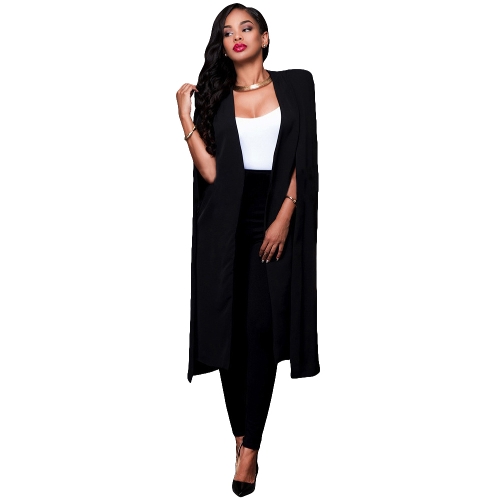 Women Long Cloak Cape Blazer Coat Cardigan Split Jacket Slim Office OL Suit Casual Solid Outerwear
Women Long Cloak Cape Blazer Coat Cardigan Split Jacket Slim Office OL Suit Casual Solid Outerwear