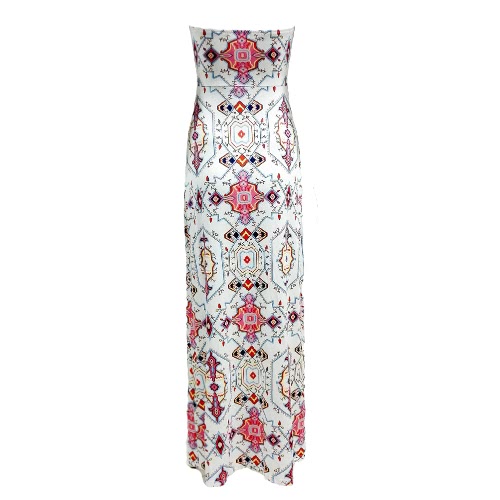New Sexy Women Strapless Maxi Dress Floral Print Color Block Backless Split Slim Dress Beach Long Dress
New Sexy Women Strapless Maxi Dress Floral Print Color Block Backless Split Slim Dress Beach Long Dress
