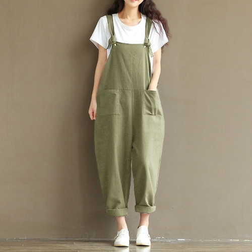 Women Loose Jumpsuit Overalls Solid Sleeveless Pockets Wide Legs Dungarees Playsuit Rompers
Women Loose Jumpsuit Overalls Solid Sleeveless Pockets Wide Legs Dungarees Playsuit Rompers