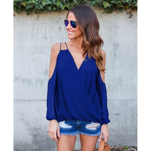 New Sexy Women Chiffon Blouse Shirt Strap V-Neck Backless Tank Top Sleeveless Vest Top New Sexy Women Chiffon Blouse Shirt Strap V-Neck Backless Tank Top Sleeveless Vest Top