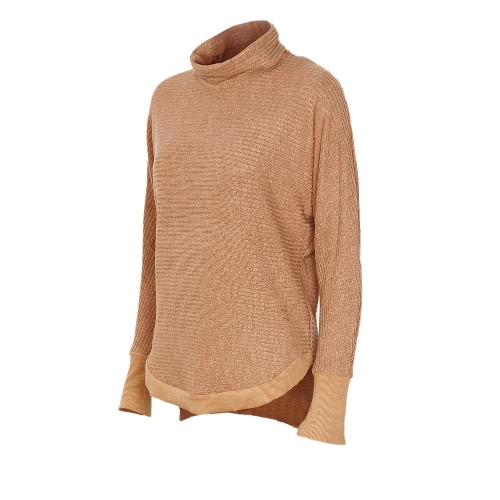 Fashion Winter Women Sweater Knitwear Turtle Neck Long Sleeves Ribbed Knitted Pullover Tops
Fashion Winter Women Sweater Knitwear Turtle Neck Long Sleeves Ribbed Knitted Pullover Tops