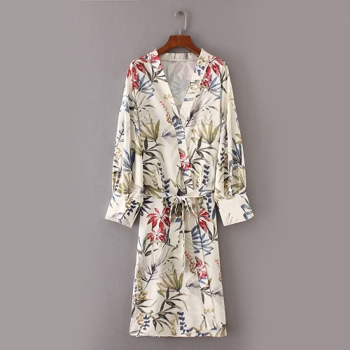 Women Flower Print Sash Kimono Shirt Retro Bandage Cardigan Blouse Top Long Sleeve Split Boho Beach Cover Up Green
Women Flower Print Sash Kimono Shirt Retro Bandage Cardigan Blouse Top Long Sleeve Split Boho Beach Cover Up Green