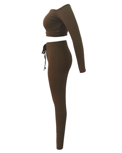 Sexy Women Two Piece Set Crop Top Leggings Solid Ribbed Off Shoulder High Waist Slim Club Wear
Sexy Women Two Piece Set Crop Top Leggings Solid Ribbed Off Shoulder High Waist Slim Club Wear