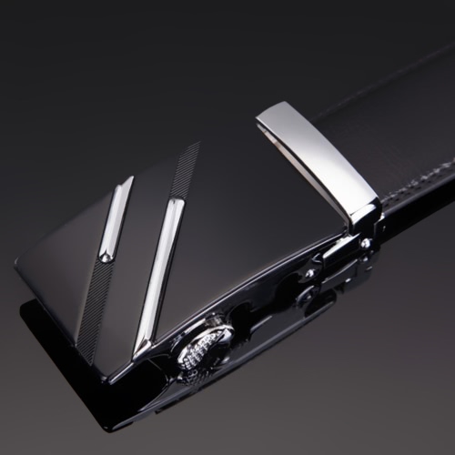 Fashion Modern Design Leather Strap Belt Business Casual Zinc Alloy Automatic Two Strips Pattern Buckle Male Trousers Leisure Waistband for Men Girdle Wide Waist
Fashion Modern Design Leather Strap Belt Business Casual Zinc Alloy Automatic Two Strips Pattern Buckle Male Trousers Leisure Waistband for Men Girdle Wide Waist