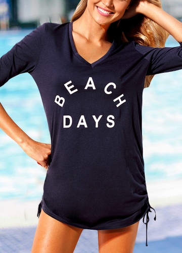 Women Beach Bikini Cover Up V Neck Tie Side Summer Dress Casual Swimwear Black/Blue/Rose
Women Beach Bikini Cover Up V Neck Tie Side Summer Dress Casual Swimwear Black/Blue/Rose