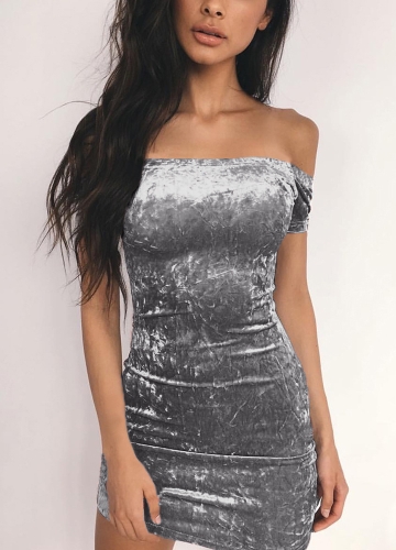 Женщины Bodycon Бархатное мини платье с плеча с коротким рукавом Твердые ночной клуб партии Slash шеи карандаш платье
Женщины Bodycon Бархатное мини платье с плеча с коротким рукавом Твердые ночной клуб партии Slash шеи карандаш платье