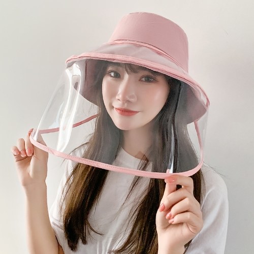 Women Bucket Hat Removable Protective Face Shield Clear Visor Transparent Mask Anti Splash Summer Sun Hat Fishing Beach Travel Caps Casual Hats
Women Bucket Hat Removable Protective Face Shield Clear Visor Transparent Mask Anti Splash Summer Sun Hat Fishing Beach Travel Caps Casual Hats