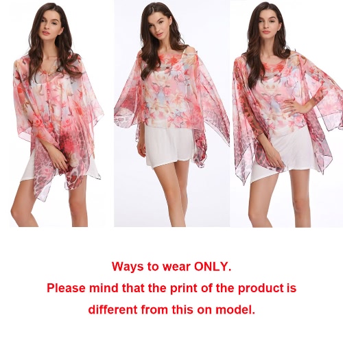 New Women Chiffon Scarf Contrast Floral Print Double Layer Pearl Long Shawl Elegant Scarf Beach Cover
New Women Chiffon Scarf Contrast Floral Print Double Layer Pearl Long Shawl Elegant Scarf Beach Cover