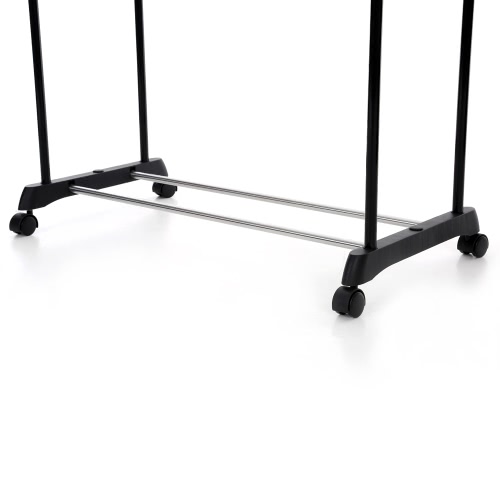 iKayaa Metal Adjustable Double Rail Clothes Garment Dress Hanging Rack Display Satnd Organizer on Wheels Shoes Rack Heavy-duty
iKayaa Metal Adjustable Double Rail Clothes Garment Dress Hanging Rack Display Satnd Organizer on Wheels Shoes Rack Heavy-duty