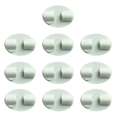 10pcs Cable Clips Self-adhesive Cord Organizer Holders Multi-purpose Cable Cords Management for Organizing Cable Wires for Home Office
10pcs Cable Clips Self-adhesive Cord Organizer Holders Multi-purpose Cable Cords Management for Organizing Cable Wires for Home Office