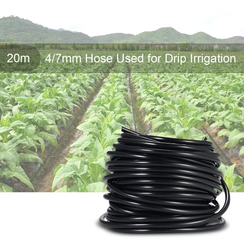 20m Watering Tubing Hose Pipe 4/7mm Drip Irrigation System for Home Garden Yard Lawn Landscape Patio Plants Flowers Water Supply
20m Watering Tubing Hose Pipe 4/7mm Drip Irrigation System for Home Garden Yard Lawn Landscape Patio Plants Flowers Water Supply