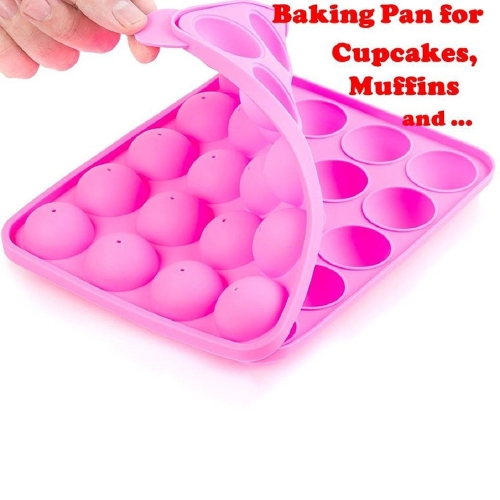 Silicone Lollipop Mold DIY Baking Cookware Stain Odor Resistant Silicone Baking Tray Cupcake Pan Chocolate Mold
Silicone Lollipop Mold DIY Baking Cookware Stain Odor Resistant Silicone Baking Tray Cupcake Pan Chocolate Mold