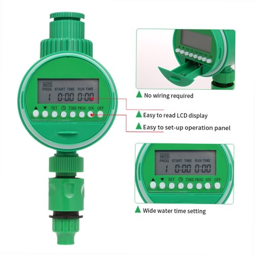 Outlet Programmable Hose Faucet Timer 3/4" 1/2" Tap Automatic Wirless Water Gateway Garden Irrigation Watering Timer Battery Operated
Outlet Programmable Hose Faucet Timer 3/4" 1/2" Tap Automatic Wirless Water Gateway Garden Irrigation Watering Timer Battery Operated