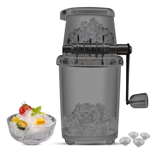 Hand Ice Crusher Machine for Home Use with Stainless Steel Blades and Suction Base Manual Hand Crank Ice Breaker BPA Free Transparent Portable Ice Crusher for Creating Drinks Ice Platters Cocktail
Hand Ice Crusher Machine for Home Use with Stainless Steel Blades and Suction Base Manual Hand Crank Ice Breaker BPA Free Transparent Portable Ice Crusher for Creating Drinks Ice Platters Cocktail