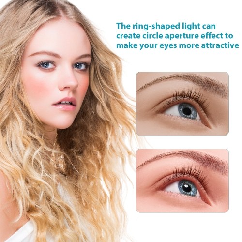 10.2" LED Ring Light 3200K-5500K Dimmable Desk Camera Lamp 3 Light Modes 10 Adjustable Brightness for Live Streaming Selfie Makeup YouTube Video Vlog Photography
10.2" LED Ring Light 3200K-5500K Dimmable Desk Camera Lamp 3 Light Modes 10 Adjustable Brightness for Live Streaming Selfie Makeup YouTube Video Vlog Photography