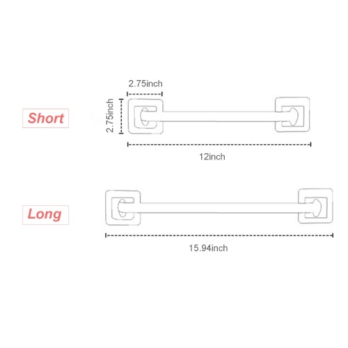 Towel Bar Bath Towel Clothes Hanger Nail-free Wall Mount Towel Rack Holder for Bathroom Kitchen Towel Storage Self
Towel Bar Bath Towel Clothes Hanger Nail-free Wall Mount Towel Rack Holder for Bathroom Kitchen Towel Storage Self
