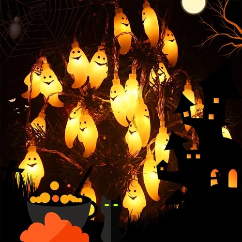 Halloween String Lights 20 LEDs 10ft Waterproof Twinkle Decoration Lights USB-charging
Halloween String Lights 20 LEDs 10ft Waterproof Twinkle Decoration Lights USB-charging