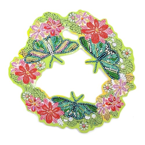 DIY Diamond Painting Wreath Special-shaped Diamonds Drill Diamond Embroidery Kit DIY Wall Decoration
DIY Diamond Painting Wreath Special-shaped Diamonds Drill Diamond Embroidery Kit DIY Wall Decoration