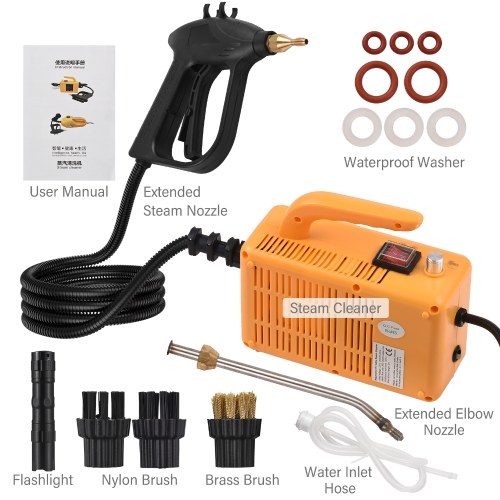 2600W Portable Steam Cleaner High Temperature Pressurized Self-control Steam Cleaning Machine ( Manual Control)
2600W Portable Steam Cleaner High Temperature Pressurized Self-control Steam Cleaning Machine ( Manual Control)