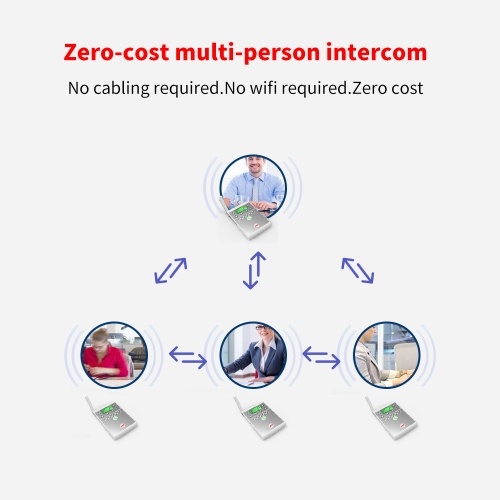 Wireless Intercom System Smart Digital Voice Calling Machine Wireless Office Intercom Machine Telephone Intercom for Business Office House Calling Room to Room Intercom System
Wireless Intercom System Smart Digital Voice Calling Machine Wireless Office Intercom Machine Telephone Intercom for Business Office House Calling Room to Room Intercom System