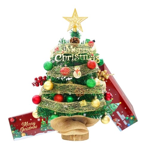 2FT LED Tabletop Christmas Tree with LED String Lights Top Star Red Green Balls Ribbon Mini Artificial Christmas Tree for Holiday Decoration
2FT LED Tabletop Christmas Tree with LED String Lights Top Star Red Green Balls Ribbon Mini Artificial Christmas Tree for Holiday Decoration