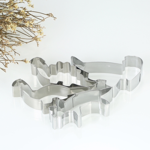 4pcs Dinosaur Stainless Steel Cookie Cutters Fondant Cutter Biscuit Cutters Sandwich Cutters Cookie Cutter Set
4pcs Dinosaur Stainless Steel Cookie Cutters Fondant Cutter Biscuit Cutters Sandwich Cutters Cookie Cutter Set