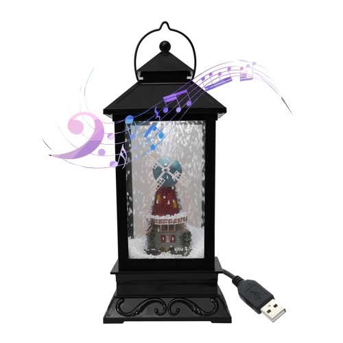 Christmas Musical Snow Lantern USB Plug in & Battery Operated LEDs Fairy Lights Lamp
Christmas Musical Snow Lantern USB Plug in & Battery Operated LEDs Fairy Lights Lamp