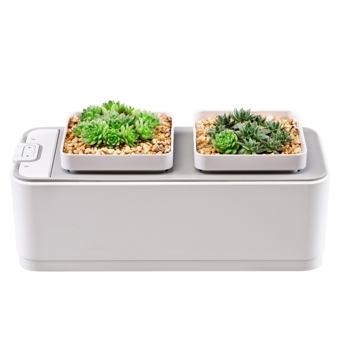 Hydroponics Growing System Indoor Desk Planter Water Shortage Reminder Soil-free 2 Plant Pots
Hydroponics Growing System Indoor Desk Planter Water Shortage Reminder Soil-free 2 Plant Pots