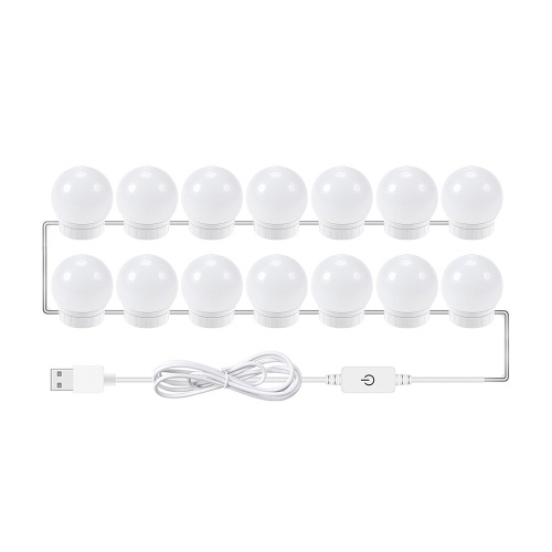 2 PCS LED Makeup Mirror Lights 3 Color Modes Vanity Mirror Lights Bathroom Mirror Light with USB Cable LED Strip Lights
2 PCS LED Makeup Mirror Lights 3 Color Modes Vanity Mirror Lights Bathroom Mirror Light with USB Cable LED Strip Lights