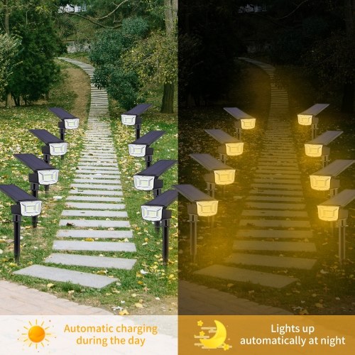2PCS LED Solar Spotlight Adjustable 2 In 1 Landscape Stake Lights Wall Light Waterproof Outdoor Lights for Wedding Party Yard Walkway Patio Decoration Lamp
2PCS LED Solar Spotlight Adjustable 2 In 1 Landscape Stake Lights Wall Light Waterproof Outdoor Lights for Wedding Party Yard Walkway Patio Decoration Lamp