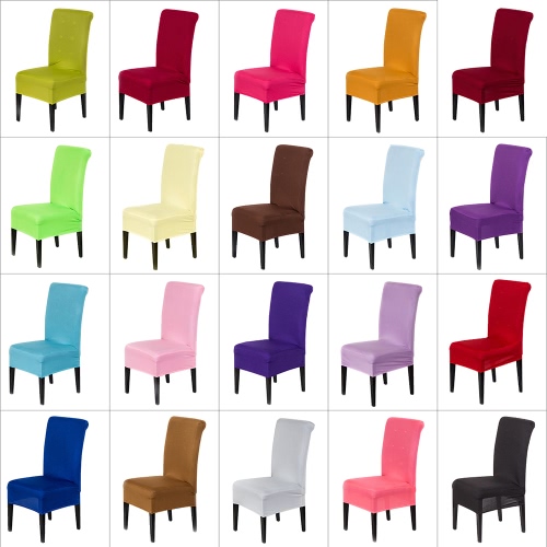 Universal Removable Washable Elastic Cloth Stretch Chair Cover Slipcover 20 Colors Available Home Dining Room Hotel Wedding Banquet Party Decorations Universal Removable Washable Elastic Cloth Stretch Chair Cover Slipcover 20 Colors Available Home Dining Room Hotel Wedding Banquet Party Decorations