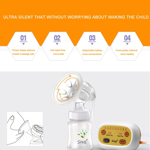 Compact Effective Practical Healthy BPA-Free PP Electric Breast Pump Comfort Soft Lightweight Breast Reliever Portable Milk Pump
Compact Effective Practical Healthy BPA-Free PP Electric Breast Pump Comfort Soft Lightweight Breast Reliever Portable Milk Pump