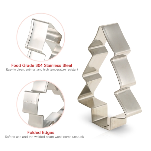 Esonmus 16pcs/set Multifunctional Christmas Stainless Steel Cookie Cutters Heart Gingerbread Man Snowflake Star Shaped DIY Fondant Cake Decoration Molds Fruit Chocolate Cutters
Esonmus 16pcs/set Multifunctional Christmas Stainless Steel Cookie Cutters Heart Gingerbread Man Snowflake Star Shaped DIY Fondant Cake Decoration Molds Fruit Chocolate Cutters