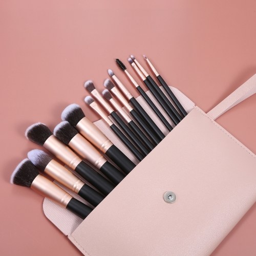 14PCS Makeup Cosmetic Brushes Kit Set Foundation Concealers Eye Shadows Brow/ Eye Liner Brush/ Eye Contour Brushes with Storage Bag for Beginner Salon Show Performance Daily Use Portable
14PCS Makeup Cosmetic Brushes Kit Set Foundation Concealers Eye Shadows Brow/ Eye Liner Brush/ Eye Contour Brushes with Storage Bag for Beginner Salon Show Performance Daily Use Portable