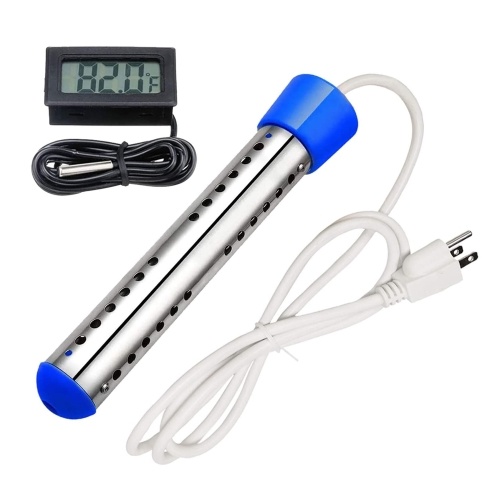 Portable 1500W Electric Immersion Water Heater with Stainless Steel Guard Submersible Water Heater
Portable 1500W Electric Immersion Water Heater with Stainless Steel Guard Submersible Water Heater