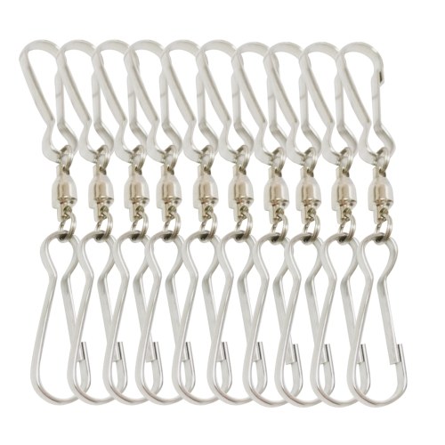 10Pcs 360° Rotatable Hanging Hook Multi-Functional Stainless Steel Rotary Hook Hanger for Key/Wind Bell/Bird Feeder/Hat
10Pcs 360° Rotatable Hanging Hook Multi-Functional Stainless Steel Rotary Hook Hanger for Key/Wind Bell/Bird Feeder/Hat