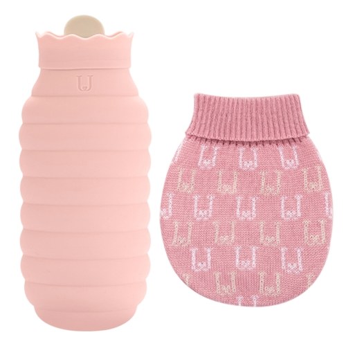 Winter Silicone Hot-Water Bag Lovely Mini Hand Warmer Explosion-Proof Hot Water Containers with Knitted Cover
Winter Silicone Hot-Water Bag Lovely Mini Hand Warmer Explosion-Proof Hot Water Containers with Knitted Cover