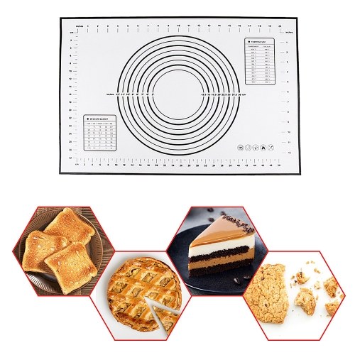Silicone Baking Mat Dough Maker Pad with Measurements Non-slip Non-stick Rolling Pastry Mat For Kitchen Birthday Wedding Party
Silicone Baking Mat Dough Maker Pad with Measurements Non-slip Non-stick Rolling Pastry Mat For Kitchen Birthday Wedding Party